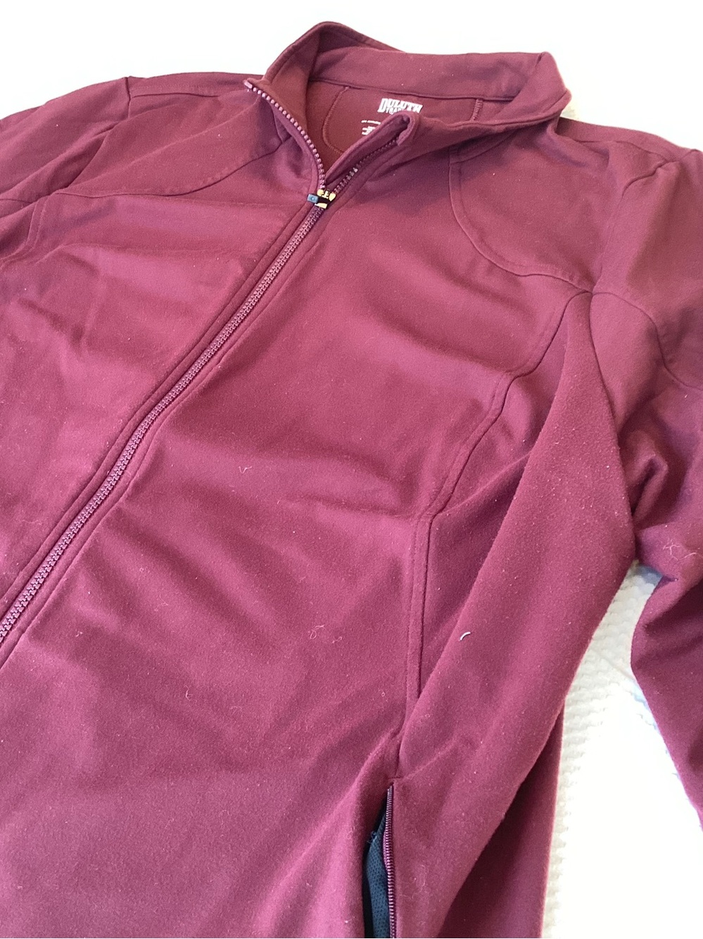 Duluth Trading Co Maroon Zip-Front Jacket